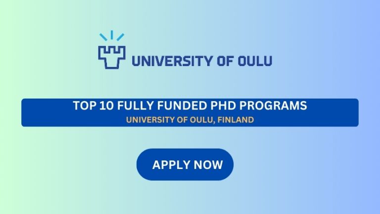 Fully Funded PhD Programs at University of Oulu