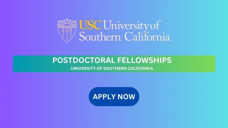 Postdoctoral Fellowships at the University of Southern California