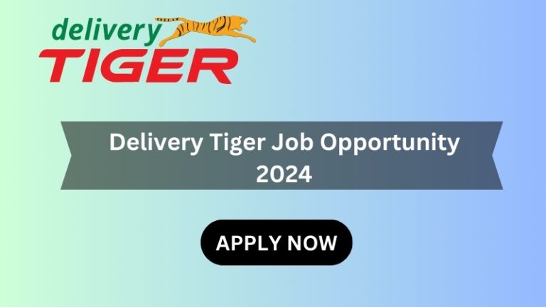 Delivery Tiger Job Opportunity 2024