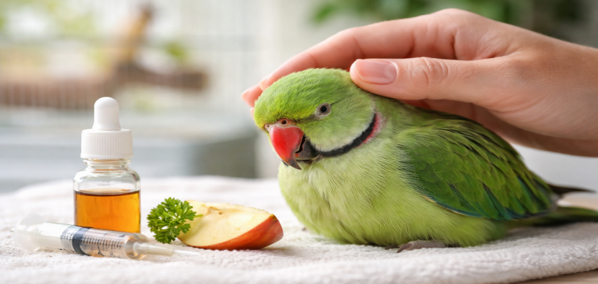 টিয়া পাখি অসুস্থ.png